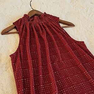 Banana Republic High Neck Flowy Top size S